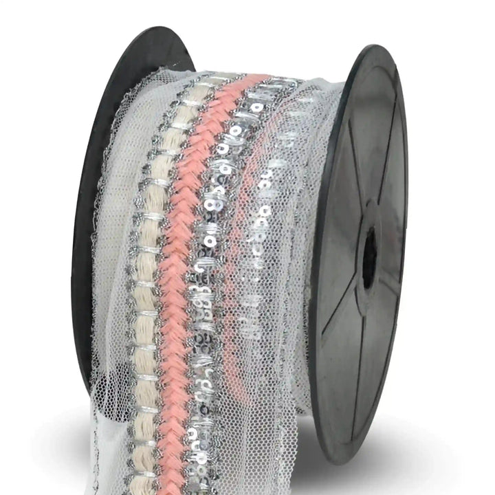 Multi-Textured Sequins Lace | 2 Meters