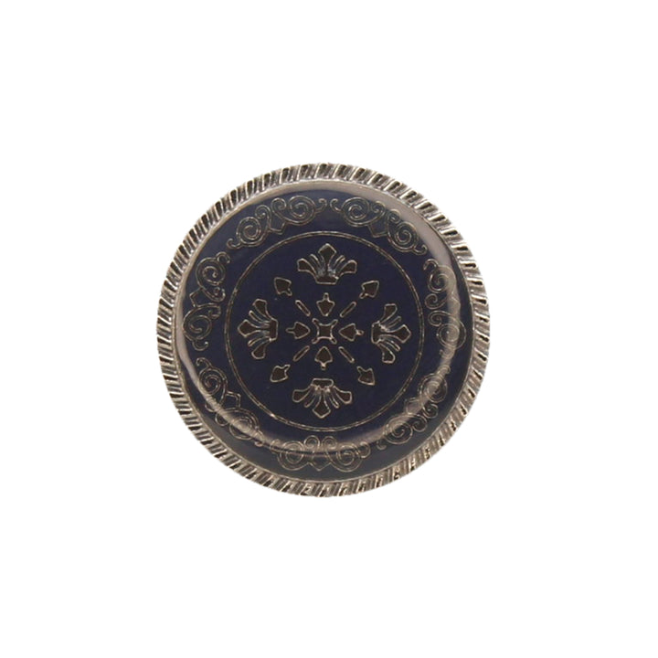 Ornate Snowflake Metal Buttons (8 Big + 8 Small)