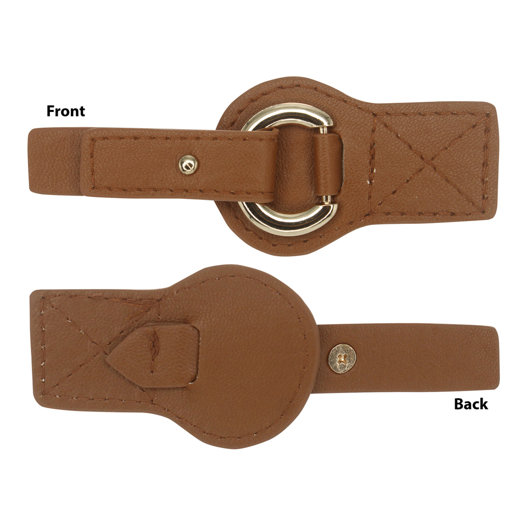 Leatherette Buckle with Ring