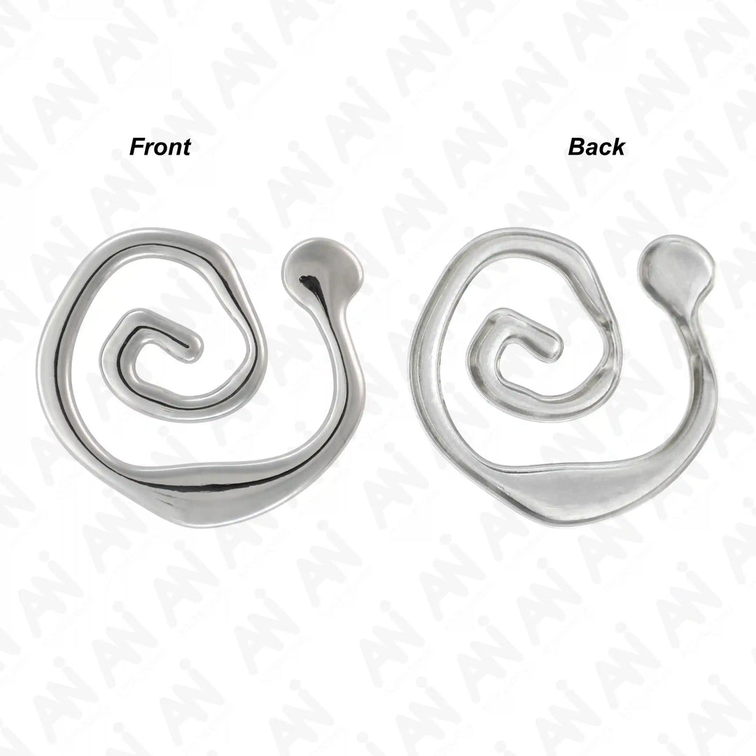 Spiral Inspire Gold & Silver Metal Buckle