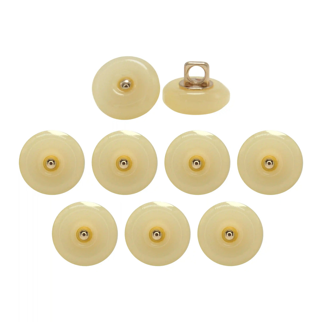 Classic Round Resin Shank Buttons | 12mm