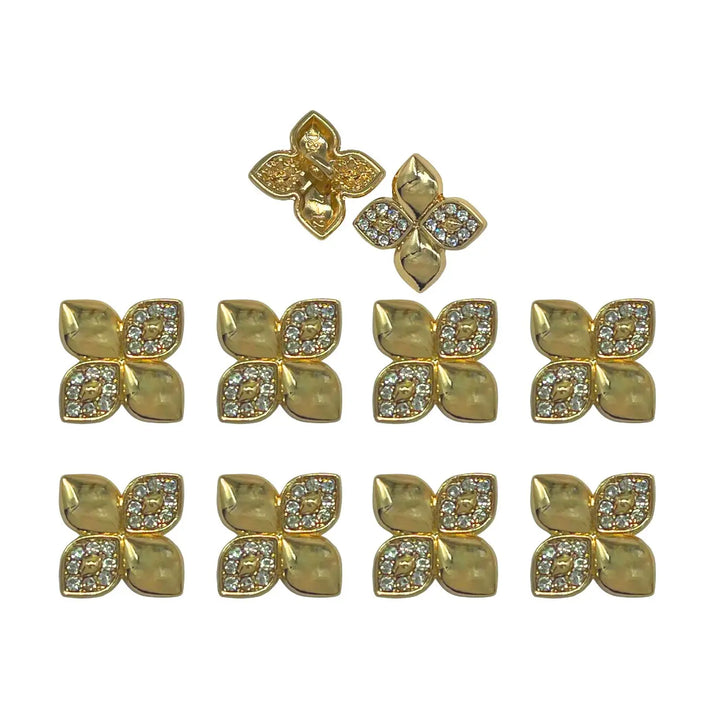 Decorative Flower Buttons for Crafts | 12mm(20L)