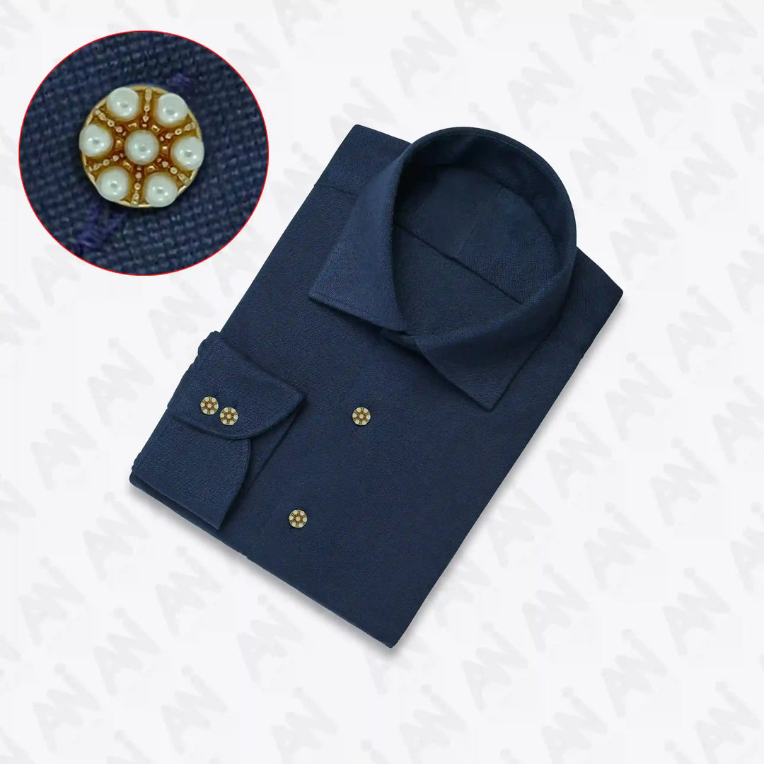 Peral Shirt 12mm Buttons