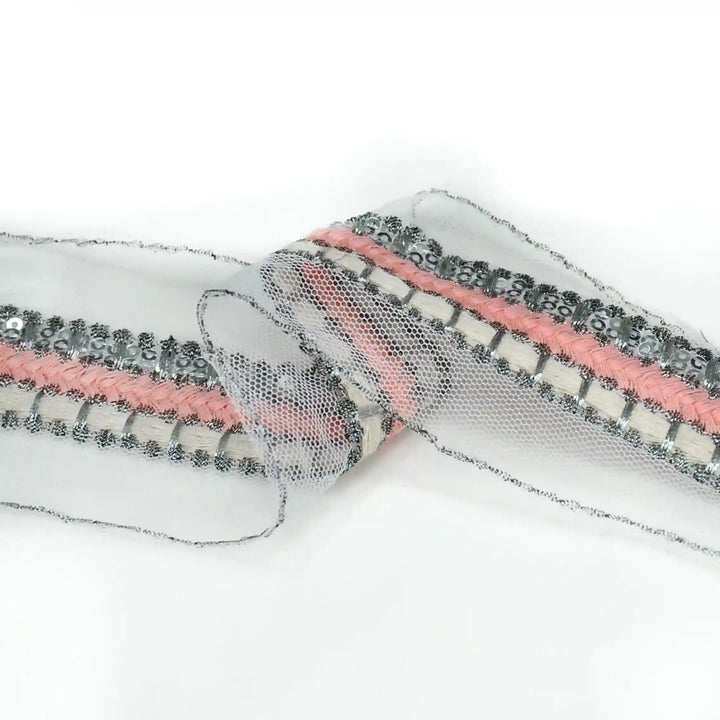 Multi-Textured Sequins Lace | 2 Meters