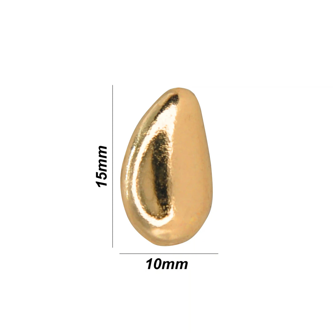 Organic Drop Metal Buttons