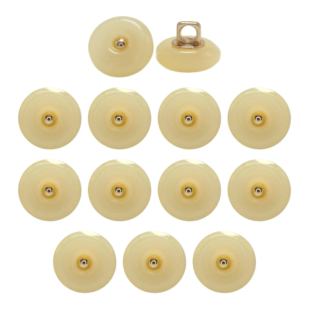 Classic Round Resin Shank Buttons | 12mm