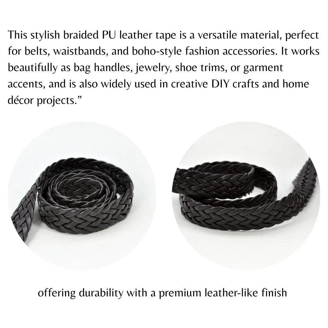 Braided Leather Belt