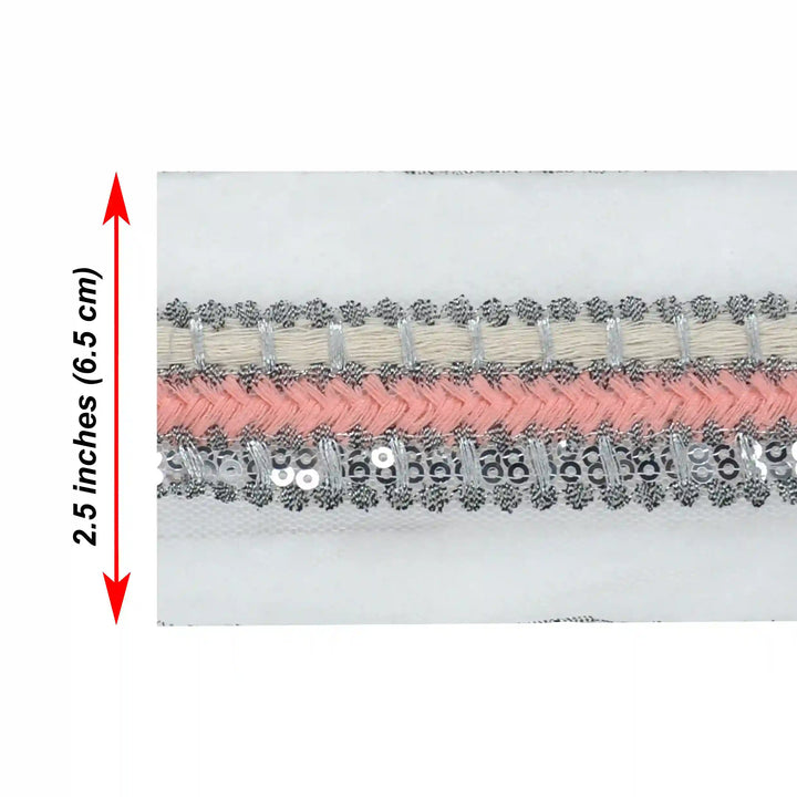 Multi-Textured Sequins Lace | 2 Meters