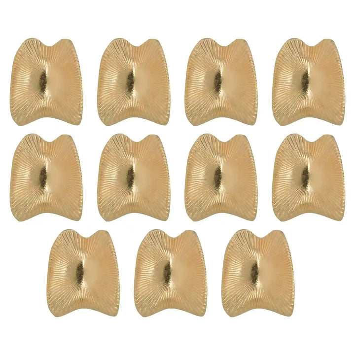 Stylized Shell Metal Button | 15mm & 24mm