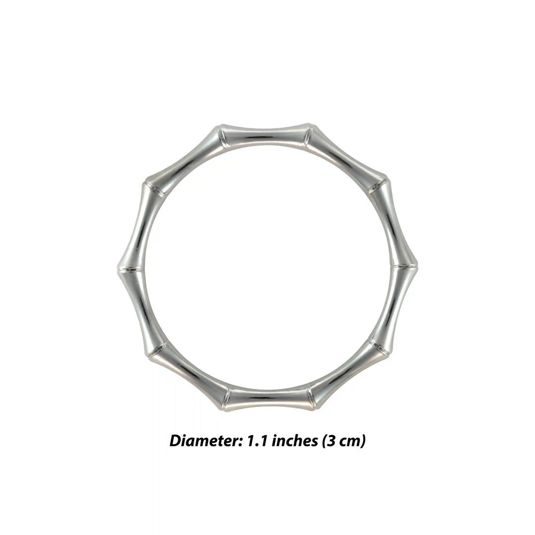Bamboo Style Circular Buckle