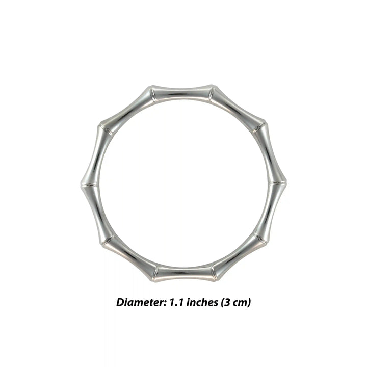 Bamboo Style Circular Buckle