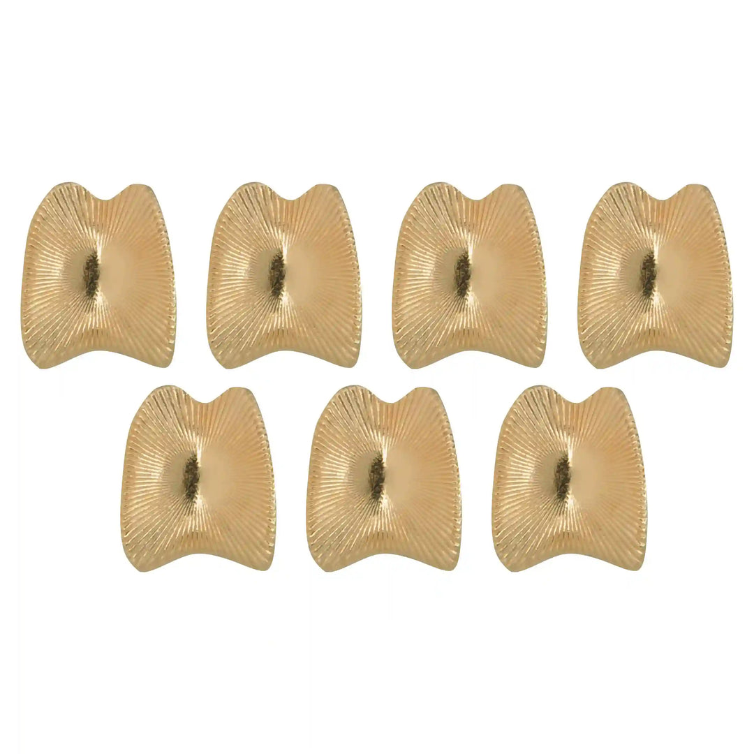 Stylized Shell Metal Button | 15mm & 24mm