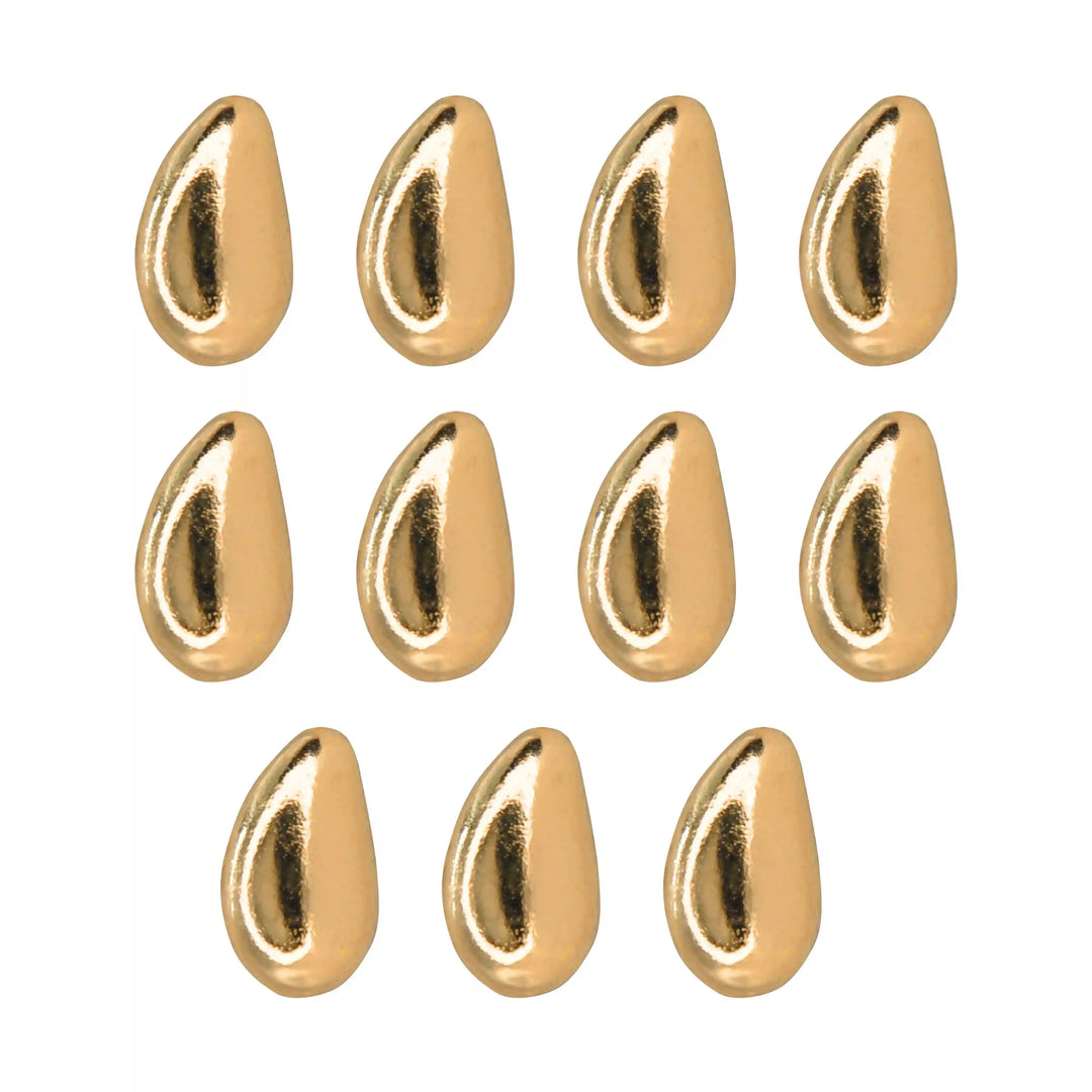 Organic Drop Metal Buttons