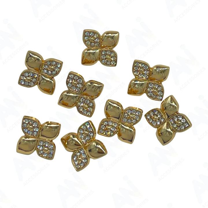Decorative Flower Buttons for Crafts | 12mm(20L)