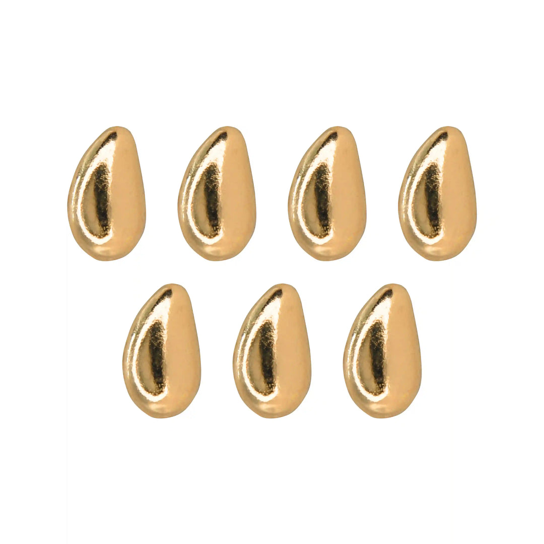 Organic Drop Metal Buttons