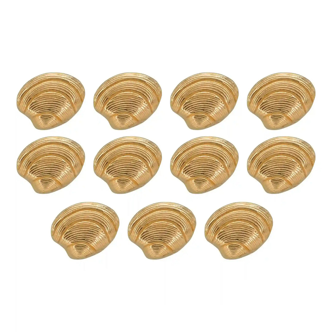 Seashell Metal Button | 15mm & 18mm