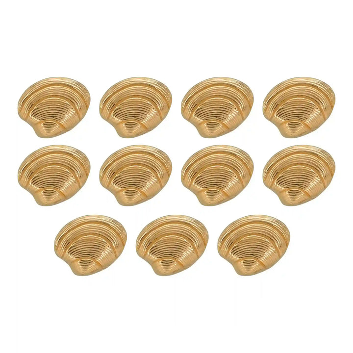 Seashell Metal Button | 15mm & 18mm