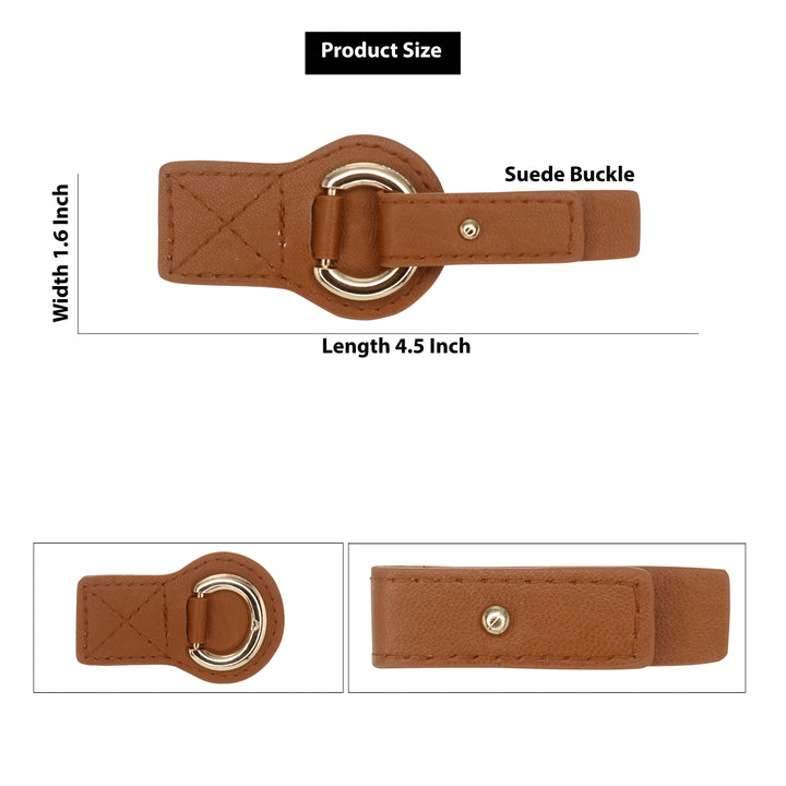 Leatherette Buckle with Ring