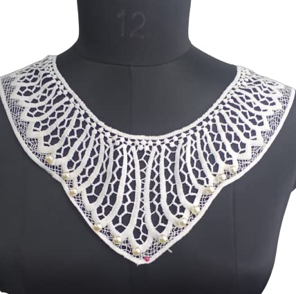 Ani Accessories Art Deco Inspired Cutout Neckline, stylish fashion detail for dresses, DIY apparel accessory