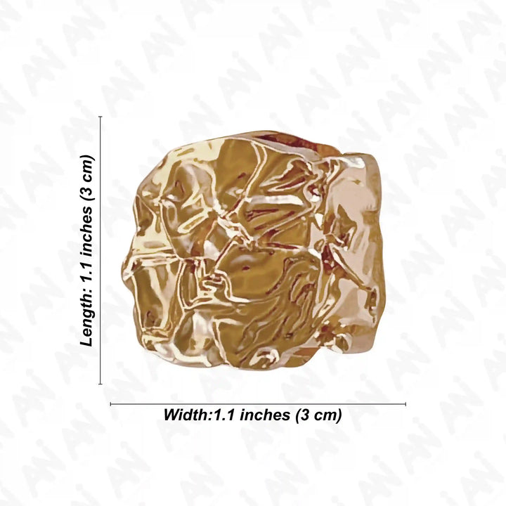 Ani Accessories Aurelian Design Shard Buckle size in a white background.