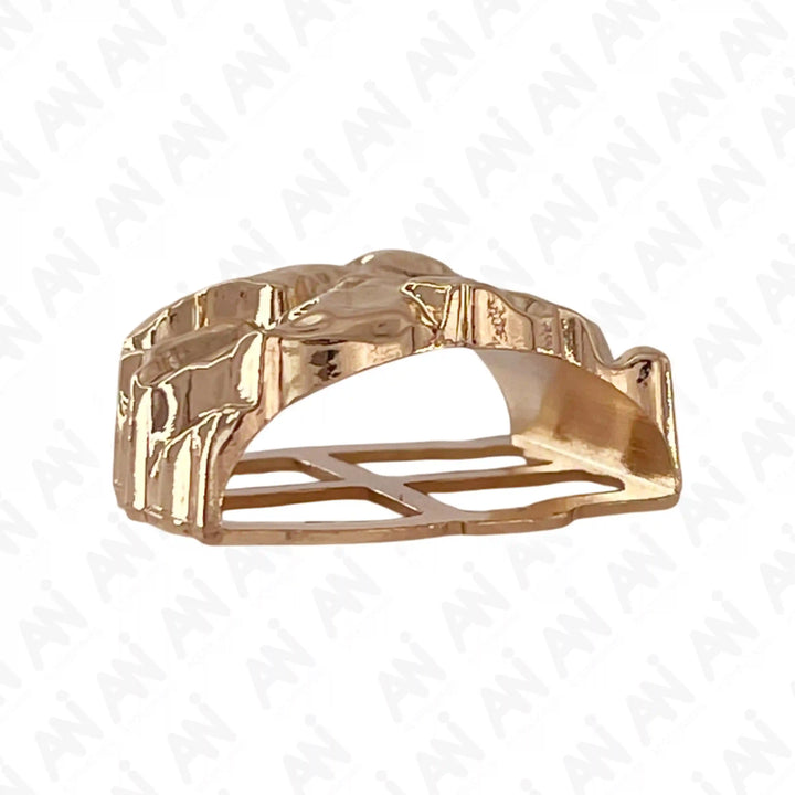 Ani Accessories Aurelian Design Shard Buckle hollow image in the white background to show the hollowness.