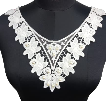 Ani Accessories Dramatic Floral Lace with Pearl Accents infographic, visual guide showing lace design and pearl embellishments