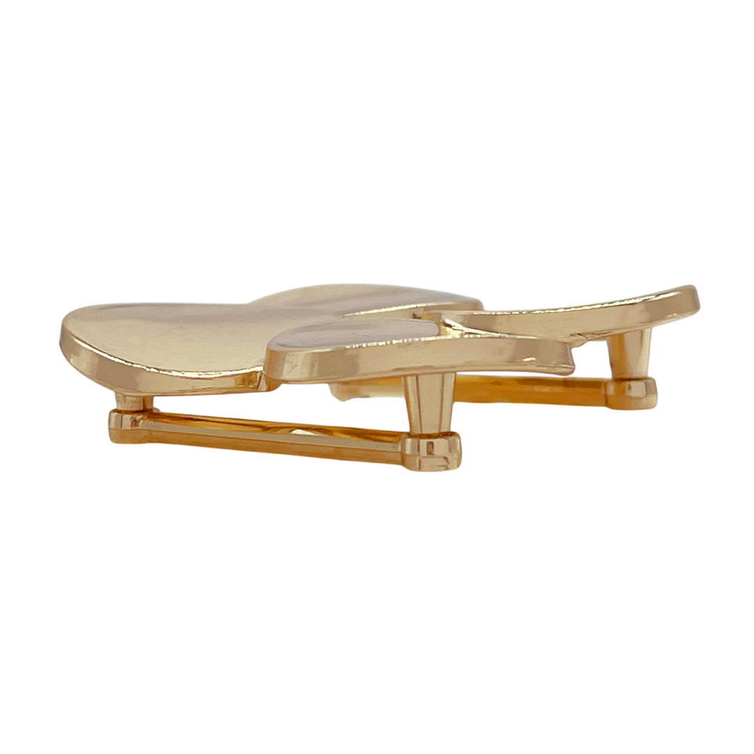 Ani Accessories Four Circle Metal Buckle side view in the white background.
