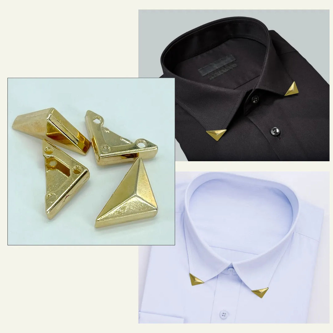 Buy now Ani Accessories  gold Pyramid Peak collar tip
