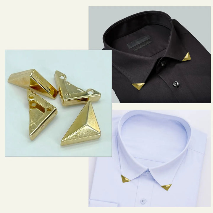 Buy now Ani Accessories  gold Pyramid Peak collar tip