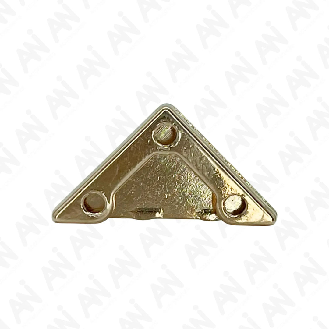 Ani Accessories |  Back side image of gold triangle collar tip 
