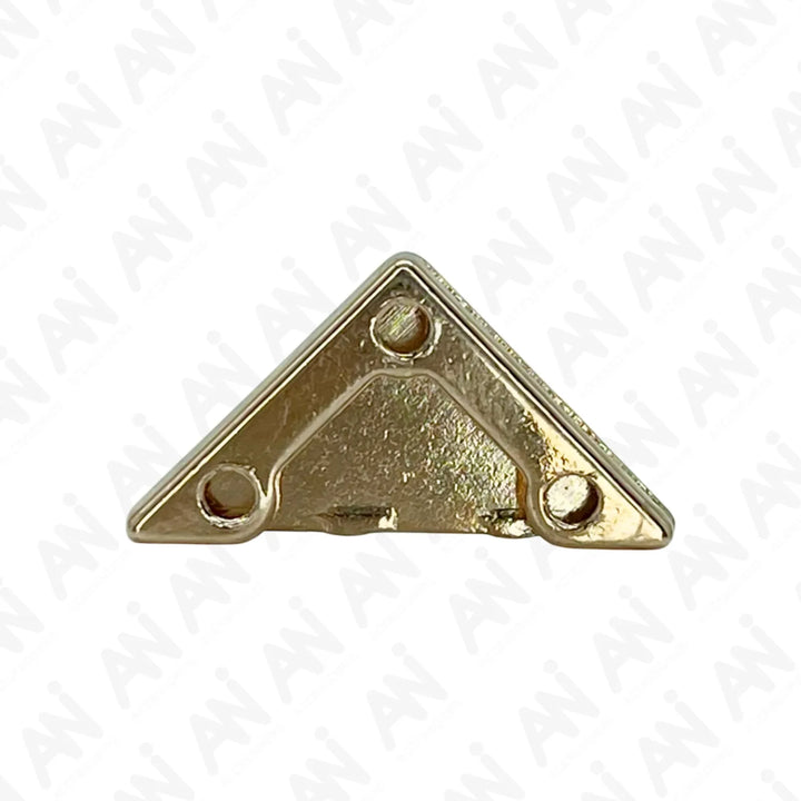 Ani Accessories |  Back side image of gold triangle collar tip 