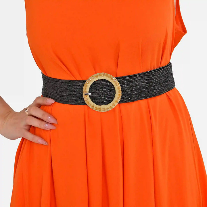 Ani Accessories Handmade Smooth Crystal Raffia Buckle for Belt and Bag DIY Craft Sewing Fashion Decoration Accessory