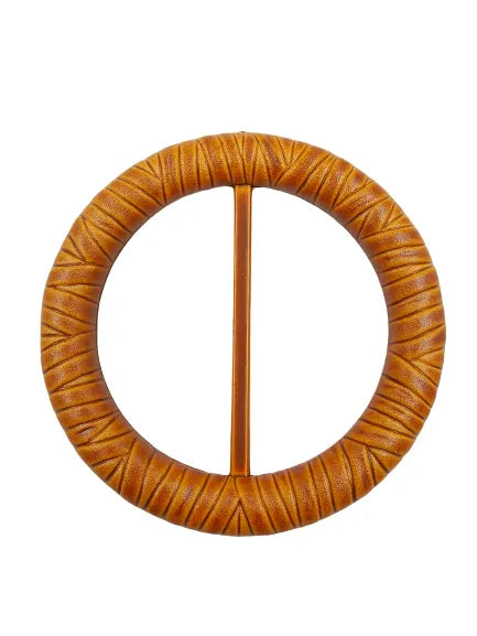 Buy now Ani Accessories imitation raffia adjustable buckle designed with a texture pattern-look on a white background for clarity