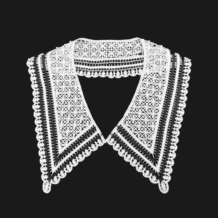 Ani Accessories Lace Applique Detachable Collar for Adult & Kids, versatile lace fashion accessory
