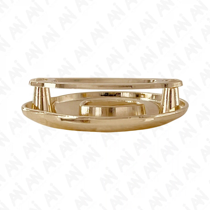 Ani Accessories Loop Inspire Buckle side view to show the proper thickness and hollowness of the buckle in the white background.