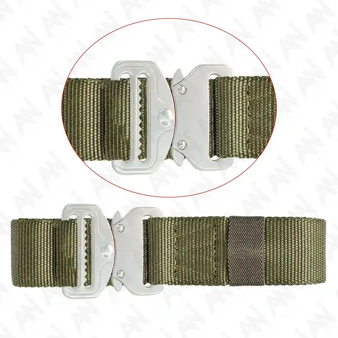 Ani Accessories Metal Matt Silver Tactical cobra Buckles in the white background .
