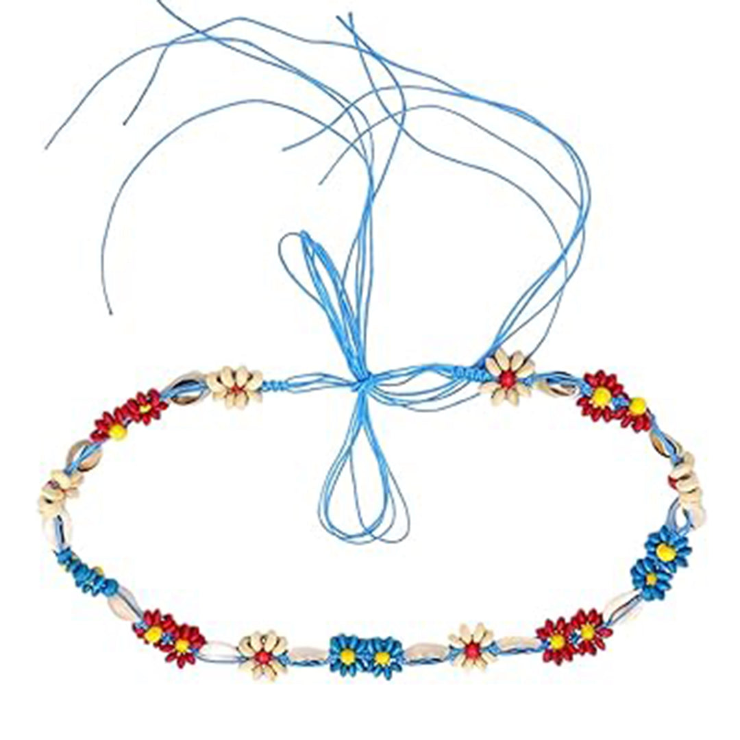 Ani Accessories women’s belt close-up with detailed macrame braiding and texture, displayed on a clean white background.