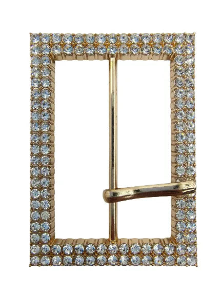 Buy Now Ani Accessories Prong Graceful Design Gold Finish Diamond Studded with zooming image in white background.