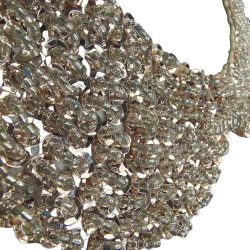 Ani Accessories Sequins Hour Glamour neckline adding shimmer to women apparel designs