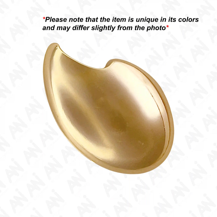 Ani Accessories Solstice  gold Petal Buckle Caution written in white background about product may be slightly differ from the image.