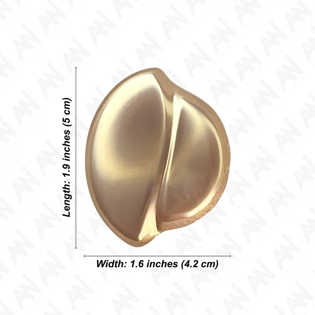  Ani Accessories Split Bloom Buckle/Button – XL Size shown in the written foam in the white background.