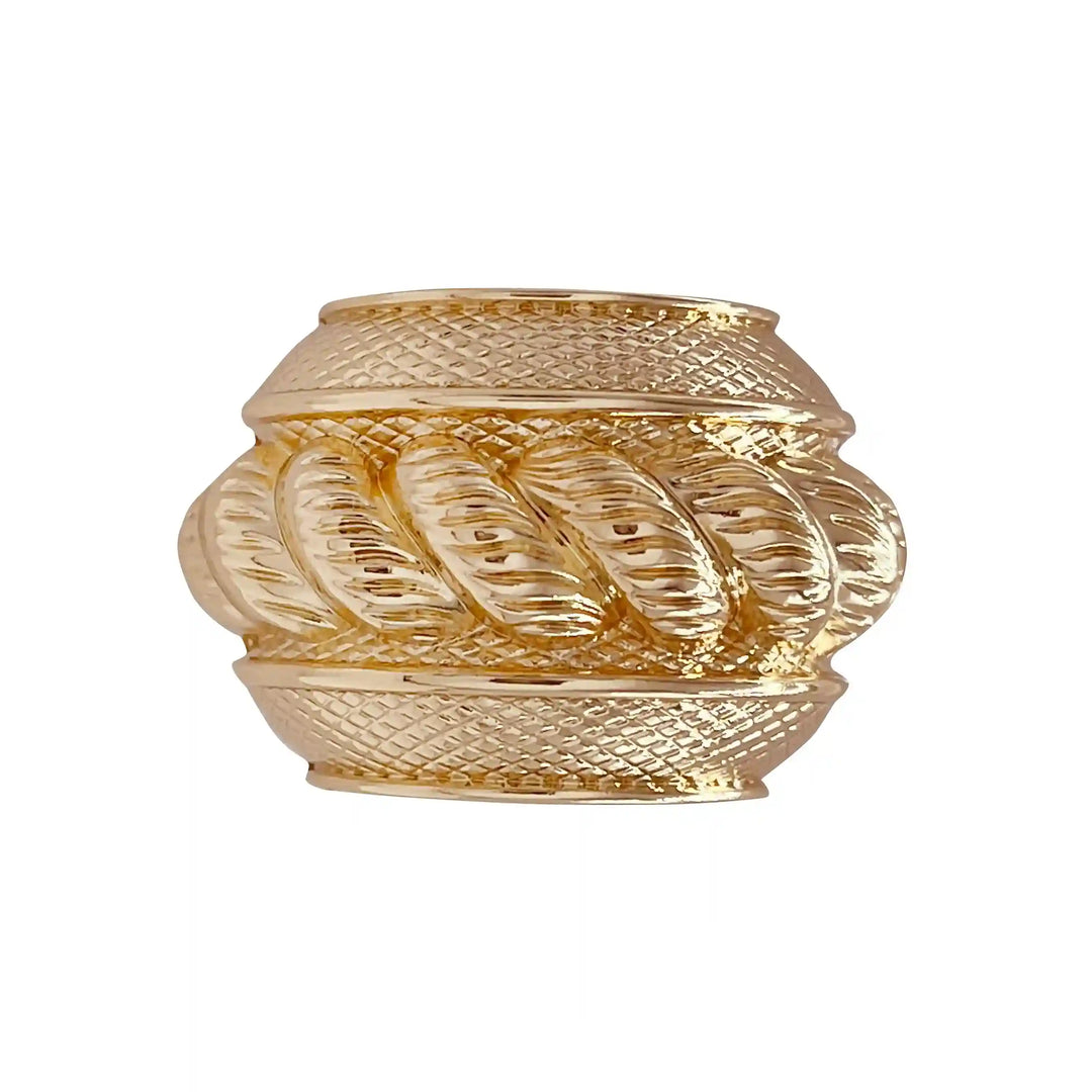  Buy Now Ani Accessories Vintage Gold Rope Barrel Buckle | Textured Oval Metal Buckle for Belts, Bags, Apparel DIY Crafts. zooming image in a white background.