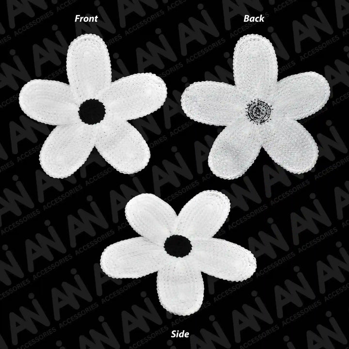 Ani Accessories beautiful daisy appliqué spun poly patch for saree kurti blouse sewing applique