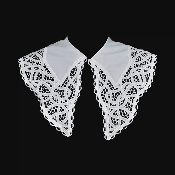 Ani Accessories broderie anglaise Peter Pan collar accessory for tops, kurtis and DIY fashion