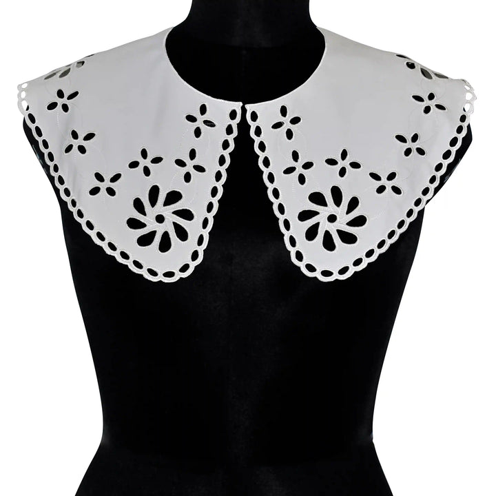 Ani Accessories cutwork Peterpan collar with intricate embroidery for dresses blouses and DIY sewing