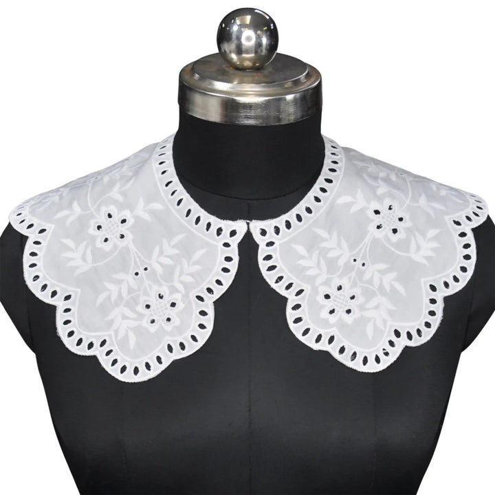 Ani Accessories detachable Peter Pan collar with classic rounded edges for dresses, blouses, tops and DIY sewing