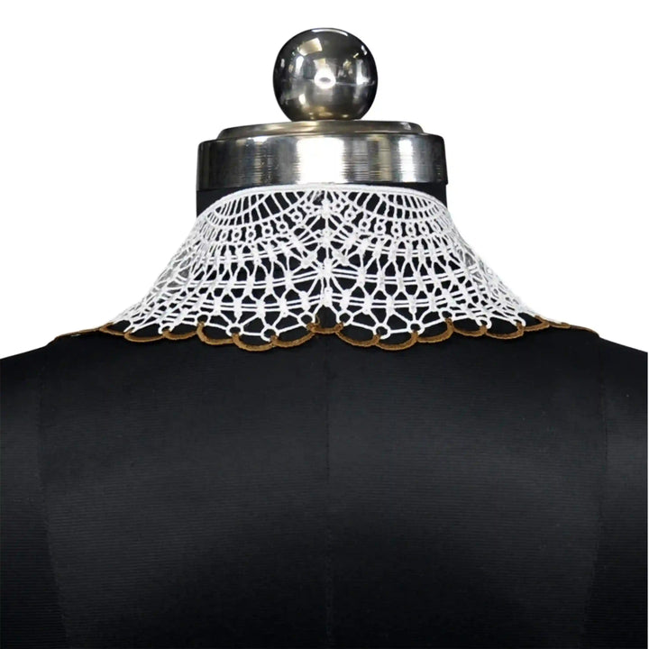 Ani Accessories elegant cutwork floral Puritan collar for dresses, tops and DIY fashion projects