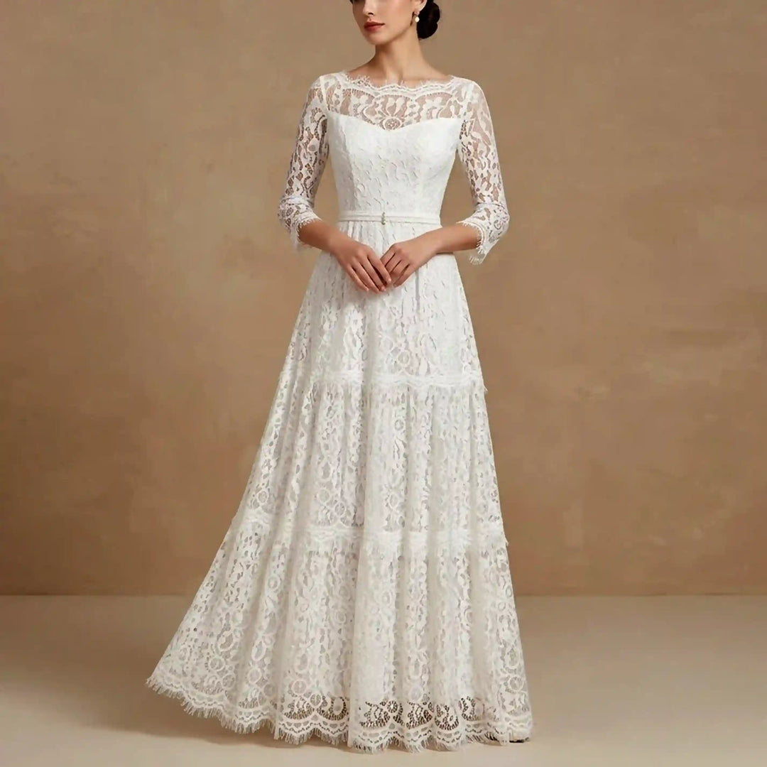 Ani Accessories floral corded lace fabric dyeable 17 inch elegant lace for bridal and designer outfits