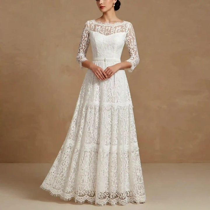 Ani Accessories floral corded lace fabric dyeable 17 inch elegant lace for bridal and designer outfits
