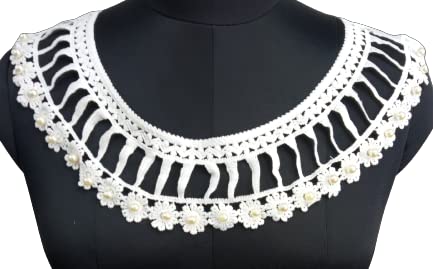 Ani Accessories floral extravaganza neckline with rich embroidery, perfect for designer dresses and ethnic wear